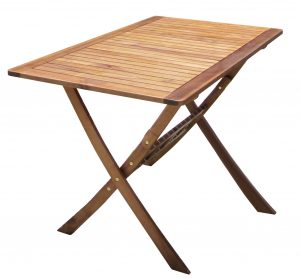 Wooden Hardwood Furniture Rectangular Folding Table