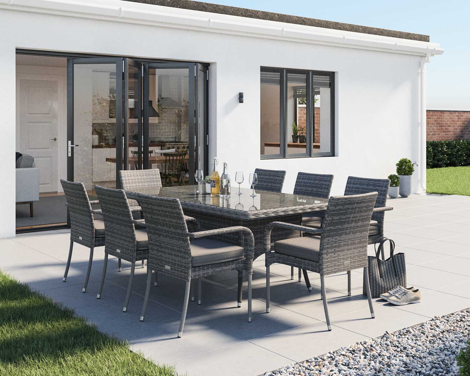 Set rom 039 a 1 - rattan garden furniture | patio furniture |conservatory furniture