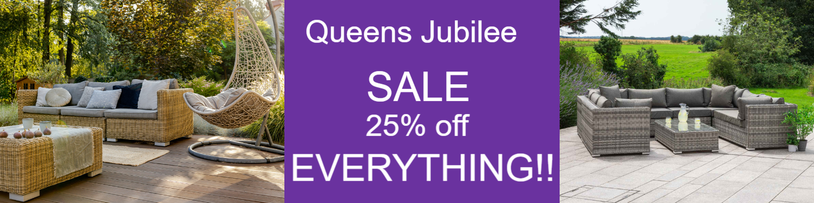 Jubilee Weekend Rattan Sale