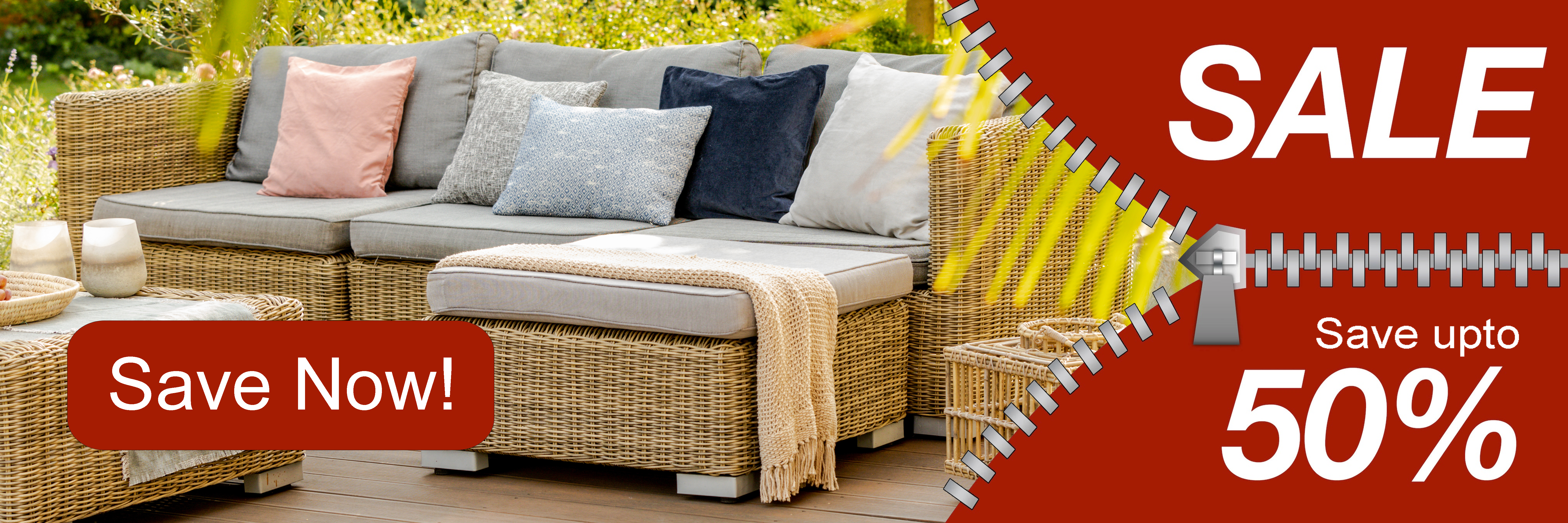 Rattan Furniture Sale now on!