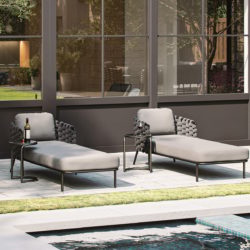 Rope Weave Single Sun Lounger - Selene - Rattan Direct